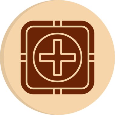 + işaretinin web basit illüstrasyonu