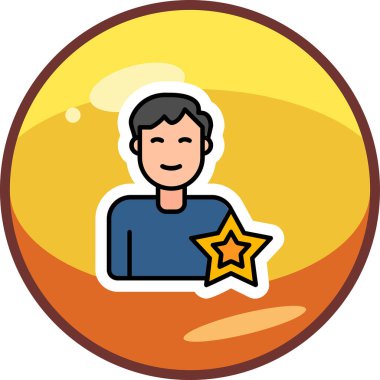 Tecrübe Ağı simgesinin vektör çizimi 