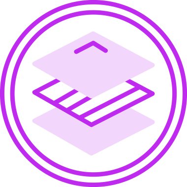 Membrane Web simgesi basit illüstrasyon             