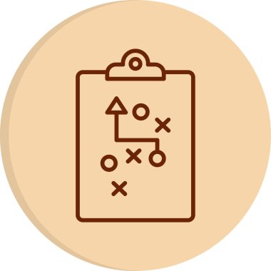 Basit illüstrasyon web simgesi planlama 