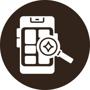 vektör Arama Web simgesi illüstrasyonu 