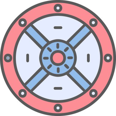 Ağ için koruma kalkanı vektör simgesi 