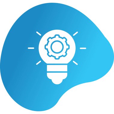 İnovasyon web simgesi basit illüstrasyon 