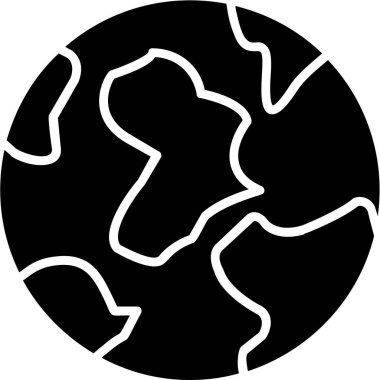 Toprak. Web simgesi vektör illüstrasyonu 