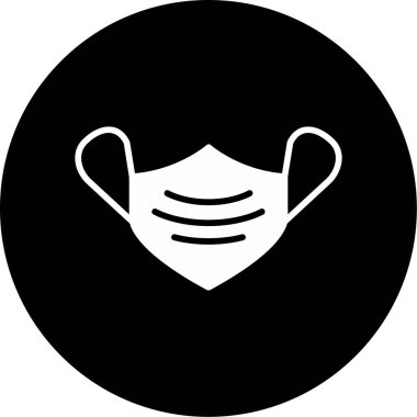 Bir maskenin vektör illüstrasyonu 