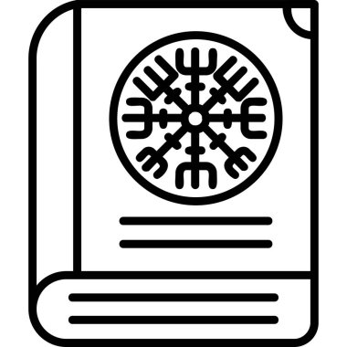 kitap basit simgesini, vektör çizim