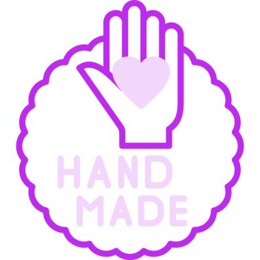 El yapımı tabela, basit illüstrasyon.