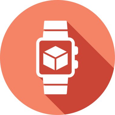 smartwatch simgesi, vektör illüstrasyonu 