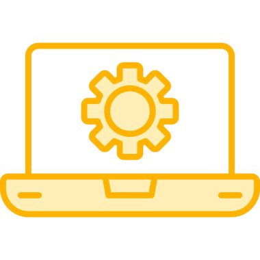 Yazılım web simgesi vektör illüstrasyonu