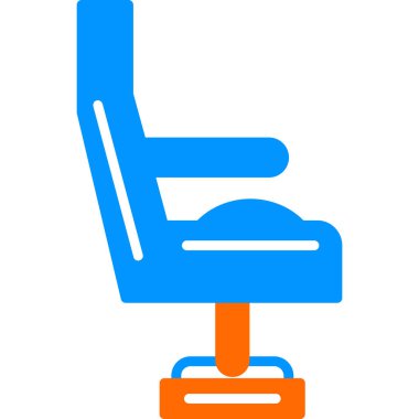 modada izole edilmiş arka planda koltuk simgesi 