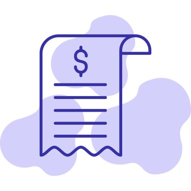 Bill simgesi, vektör illüstrasyonu basit tasarım