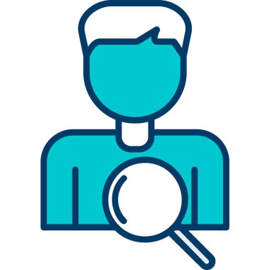 Seçim Süreci Web simgesi vektör illüstrasyonu