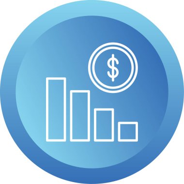 Yatırım simgesi vektör illüstrasyon tasarımı 