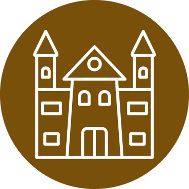 Castle vektör resimleme tasarımı