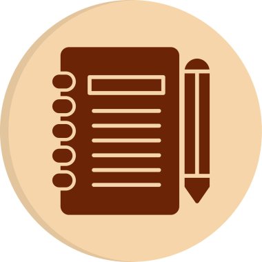 Agenda web icon, vector illustration