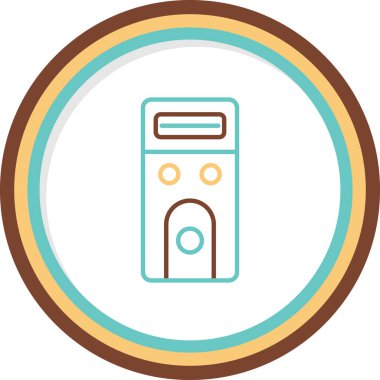 Dava web simgesi vektör illüstrasyonu