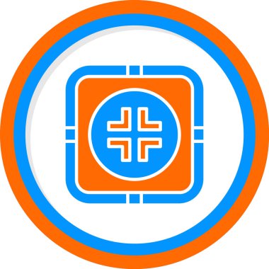 Çıkış düğmesi simgesi, basit vektör illüstrasyonu 