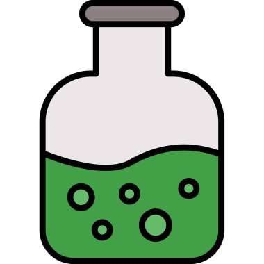 Zehir. Web simgesi basit illüstrasyon        