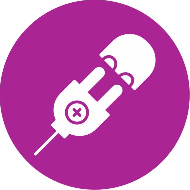 Fiş. Web simgesi basit illüstrasyon                       