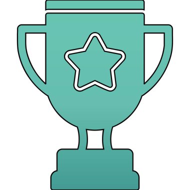 ödül web simgesi basit illüstrasyon