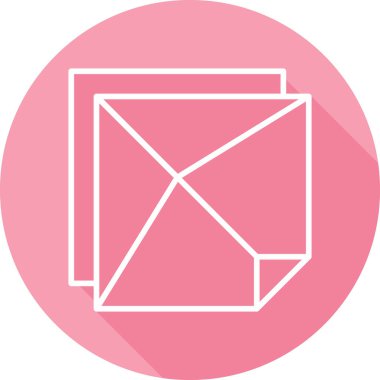 Kağıt. Web simgesi basit illüstrasyon