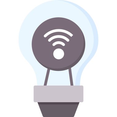 ampul simgesi, vektör illüstrasyonu 