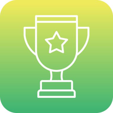 ödül web simgesi basit illüstrasyon