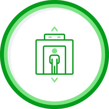 Erkek simgesinin vektör illüstrasyonu