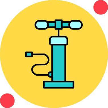 Air Pump modern simgesinin vektör illüstrasyonu                  