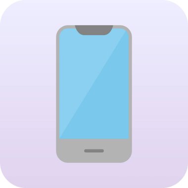 Akıllı telefon. Web simgesi basit illüstrasyon 