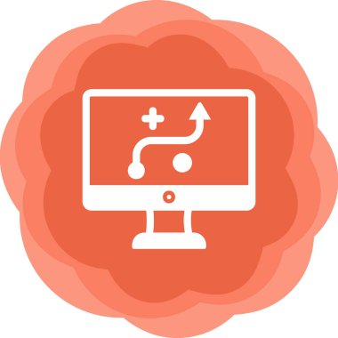 Strateji Simgesi Vektör illüstrasyonu 