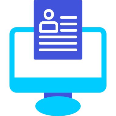 Çevrimiçi Web simgesi, vektör illüstrasyonu