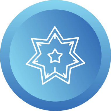 yıldız web simgesi basit illüstrasyon 