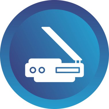 Tarayıcı. Web simgesi basit illüstrasyon 