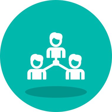 Sosyoloji simgesinin vektör illüstrasyonu 