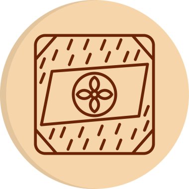 Döşeme. Web simgesi basit illüstrasyon