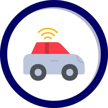 araba web simgesi basit illüstrasyon 