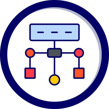 vector illustration of modern Algorithm icon            