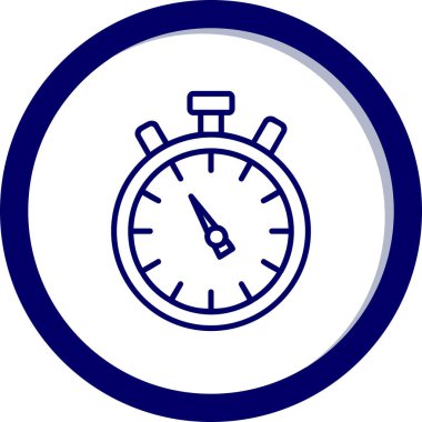 Kronometre simgesi çizimi