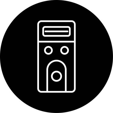 Dava web simgesi vektör illüstrasyonu