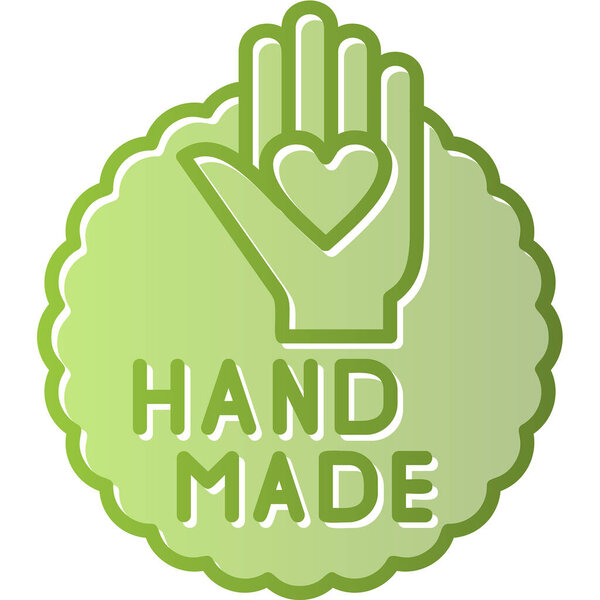 знак ручной работы, простая иллюстрация