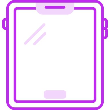 tablet. Web simgesi basit illüstrasyon 