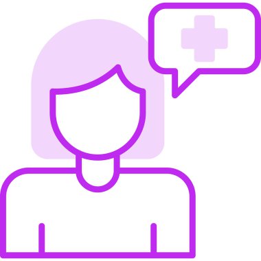 Pozitif Düşünme simgesi, vektör illüstrasyonu 