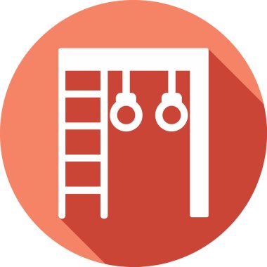 Spor Salonu Çubukları web simgesi, vektör illüstrasyonu 