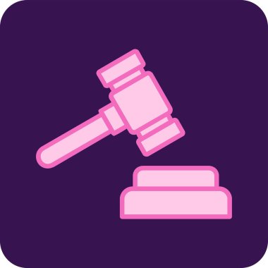 Adalet simgesi vektörünün çekici