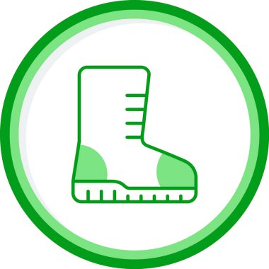 Ayakkabı simgesinin vektör illüstrasyonu