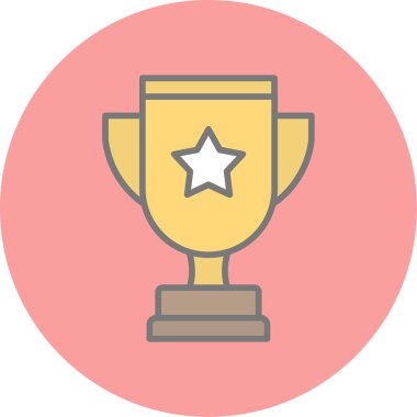 ödül web simgesi basit illüstrasyon