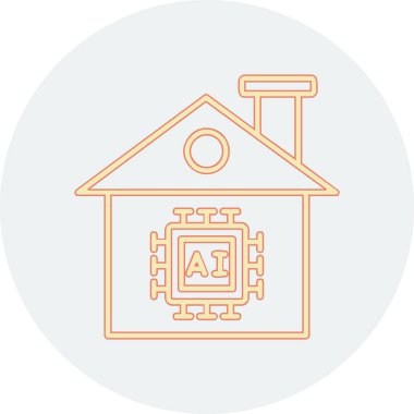 akıllı ev otomasyon vektör illüstrasyonu 