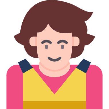 Kanocu adam. Web simgesi basit illüstrasyon