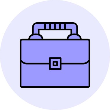 Evrak Çantası'nı web simge vektör çizim